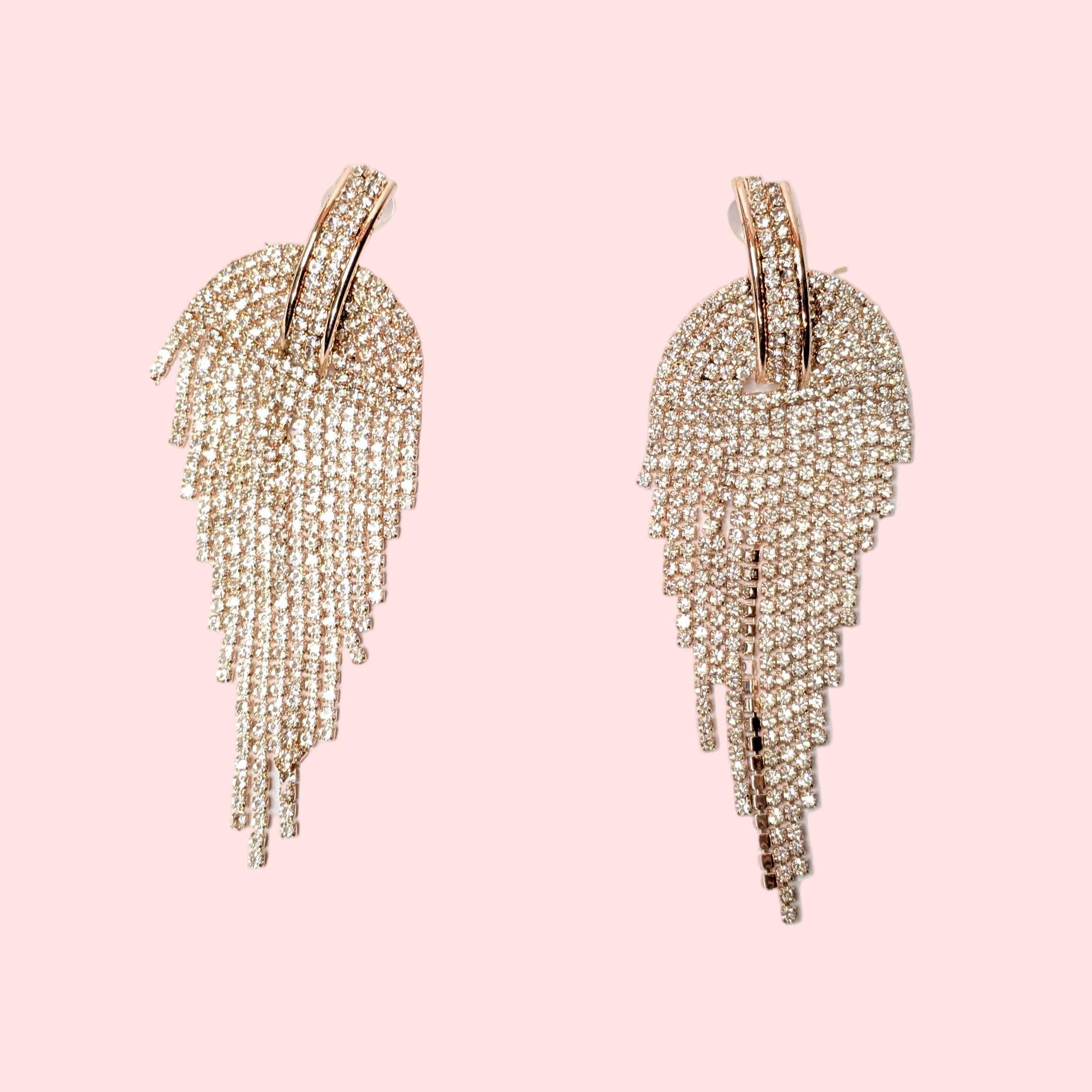 SATI Aesthetics Anti-Tarnish Crystal Danglers